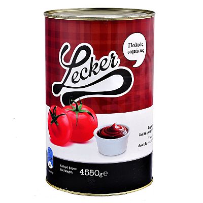 Τοματοπολτός LECKER 28%-30% (4550g)